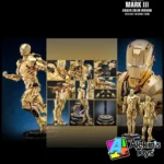 Hot Toys Iron Man Mark III Gold Edition Die Cast Sideshow Exl. - Imagen 12