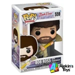 Bob Ross with PaintBrush 559 - Bob Ross The Joy Painting