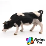 Papo Vaca negra y blanca pastando 51150 - Imagen 3