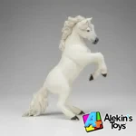 Papo Caballo Blanco Alzado 51521 - Imagen 3