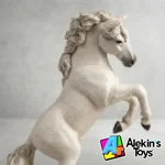 Papo Caballo Blanco Alzado 51521 - Imagen 2