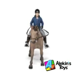 Papo Caballo de paseo con su Jinete 51565 - Imagen 2