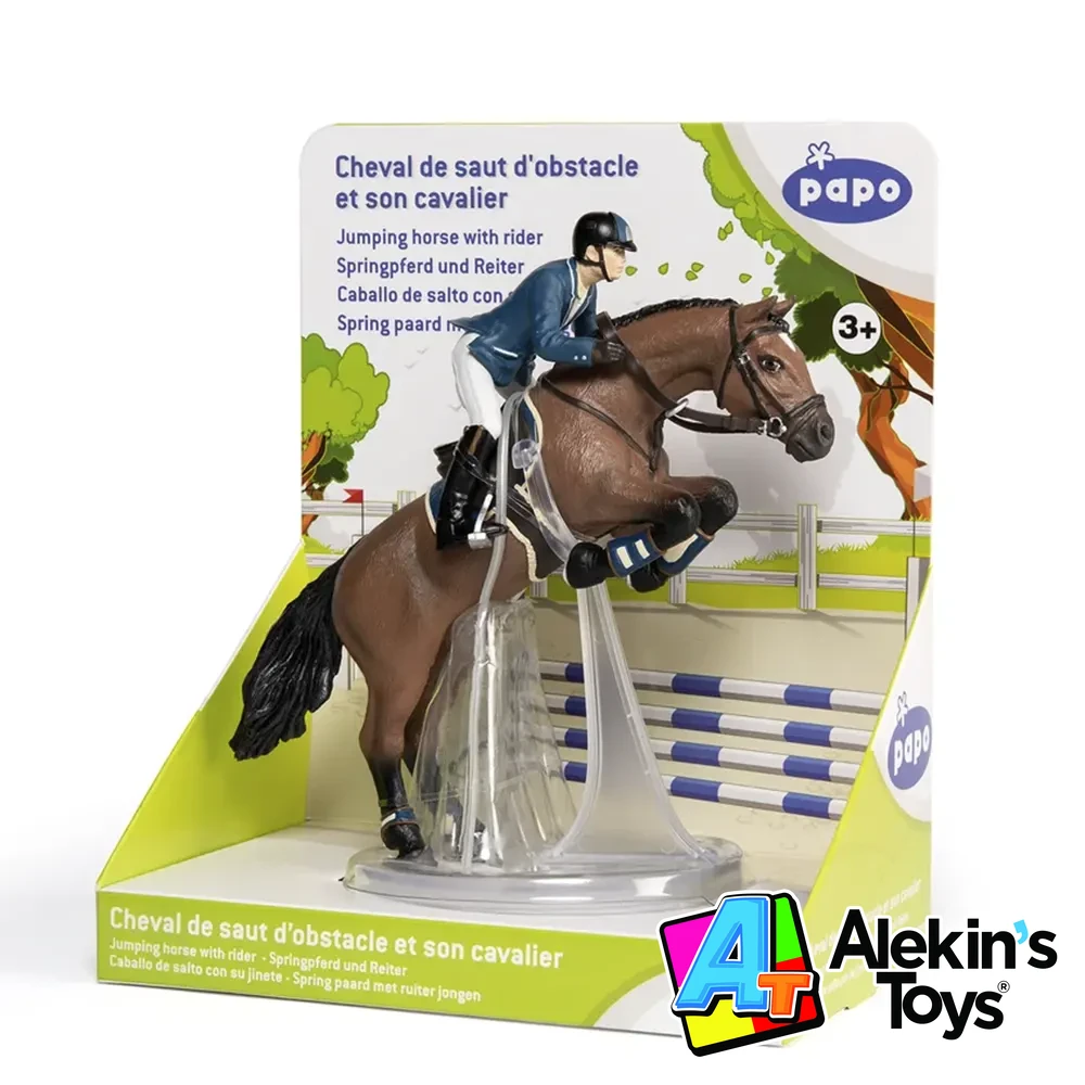 Papo Caballo de salto con su jinete 51562
