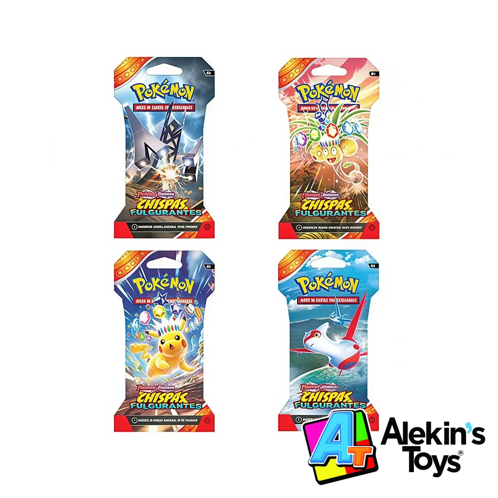 TCG Pokemon Sleeved Booster Escarlata y Purpura Chispas Fulgurantes (Español)