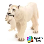 Papo Leona blanca con cría 50203