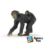 Papo Chimpance hembra con bebe 50012