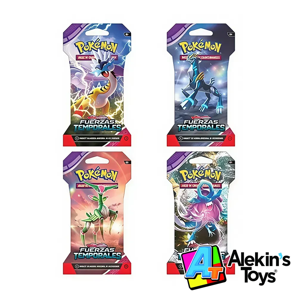 TCG Pokemon Sleeved Booster Escarlata y Purpura Fuerzas Temporales (Español)