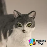 Papo Gato Gris y Blanco 54041 - Imagen 2