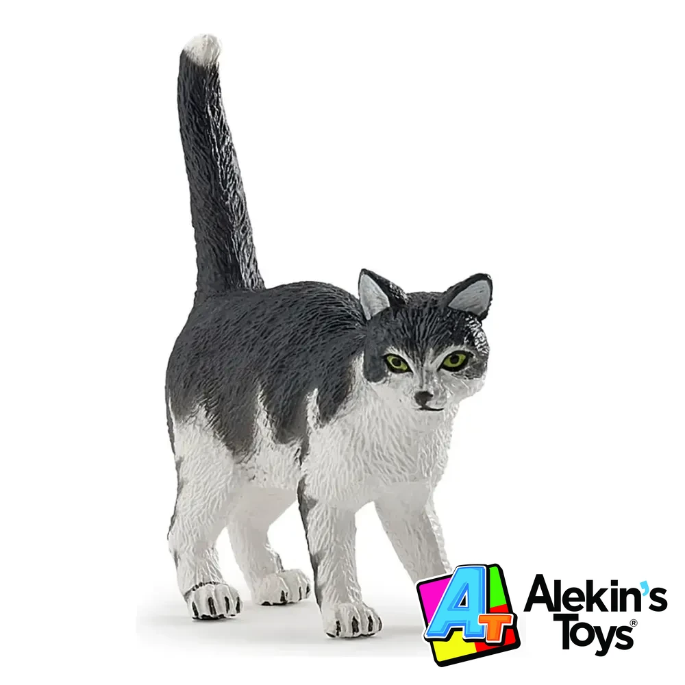 Papo Gato Gris y Blanco 54041