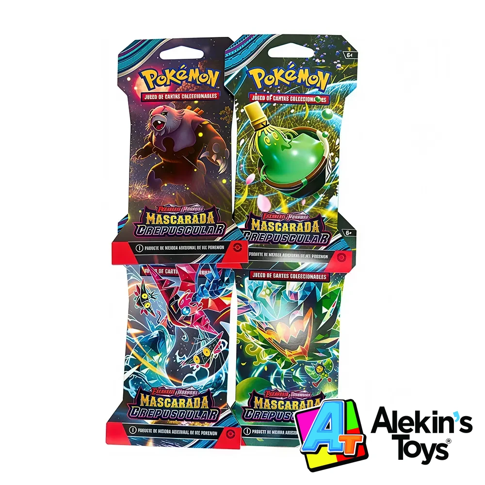 TCG Pokemon Sleeved Booster Escarlata y Purpura Mascarada Crepuscular (Español)