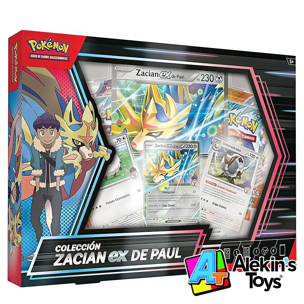 TCG Pokemon Premium Zacian EX de Paul (Español)