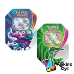 TCG Pokemon Tin Colision Paradojica Ferroverdor y Ondulagua EX (Español)