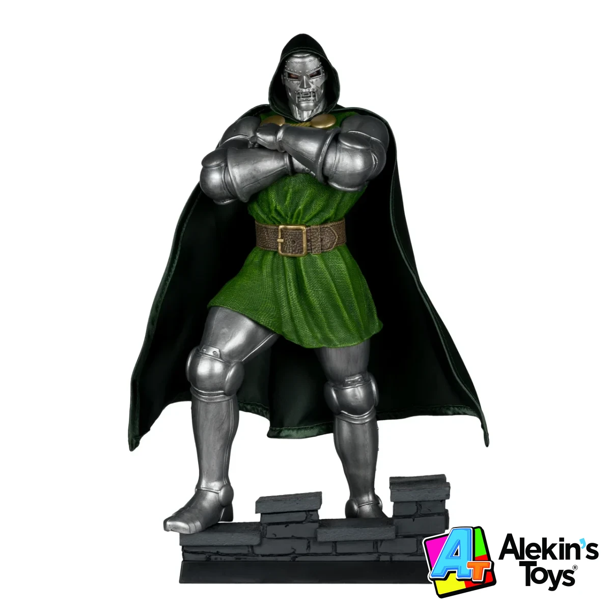 Mcfarlane Marvel Doctor Doom Traje Verde Issue 01 (Estatua) - Imagen 3