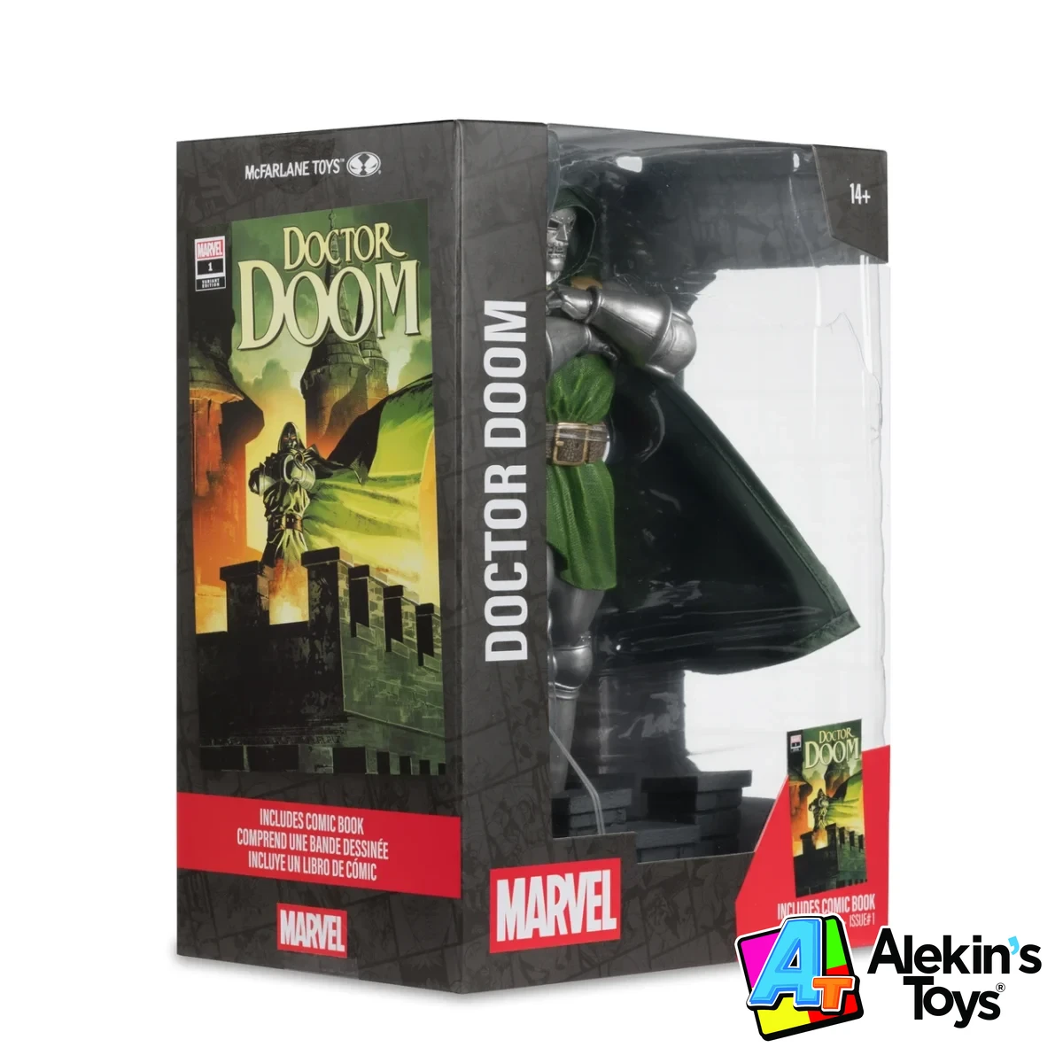 Mcfarlane Marvel Doctor Doom Traje Verde Issue 01 (Estatua) - Imagen 5