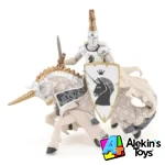 Papo Maetro de armas unicornio 39915 con caballo 39916