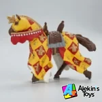 Papo Caballo con flor de lys rojo 39754 - Imagen 2