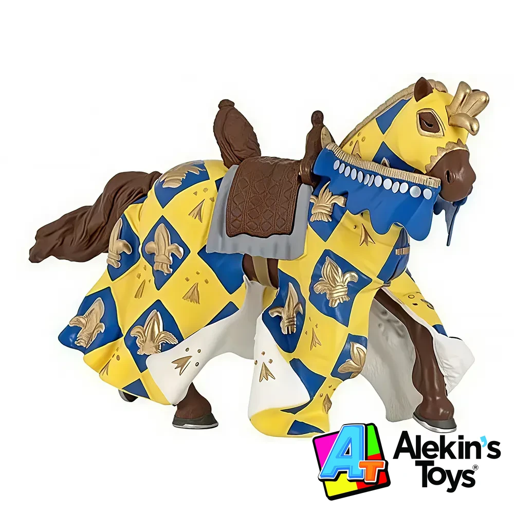 Papo Caballo con flor de Lyz azul 39755