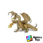 Papo Dragon de dos cabezas dorado 38938 - Imagen 2
