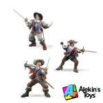 Papo Set Athos, Aramis & Porhos 39901, 39902 & 39903  (Los tres mosqueteros)