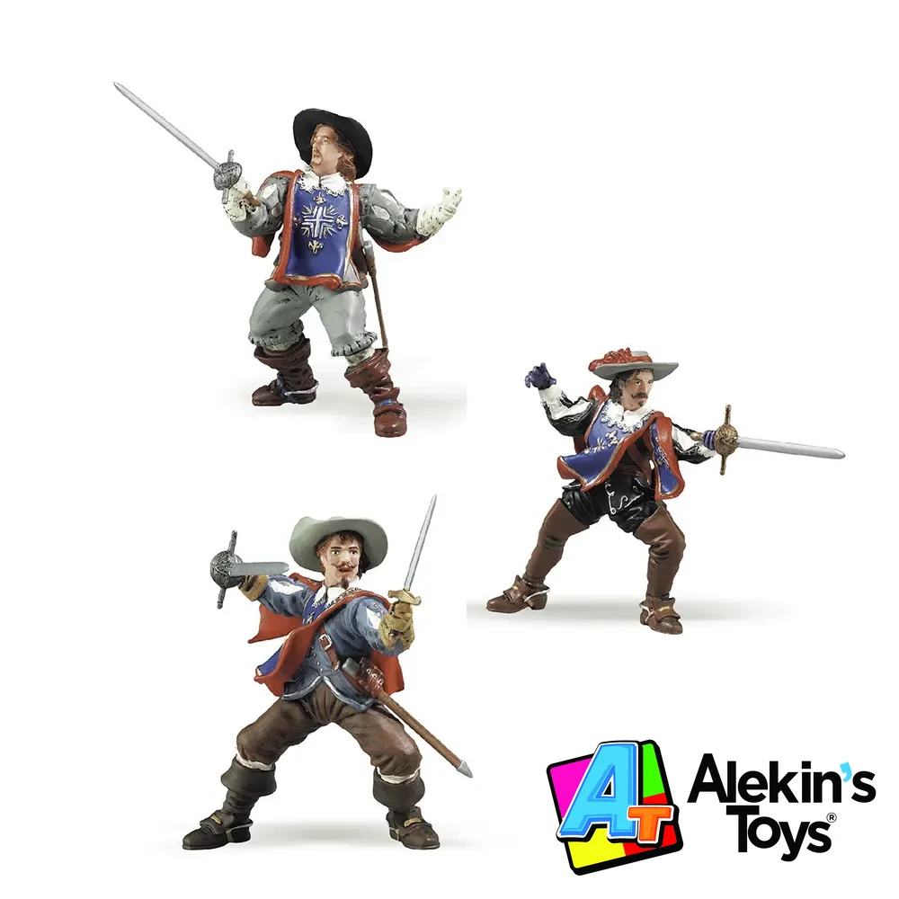 Papo Set Athos, Aramis & Porhos 39901, 39902 & 39903  (Los tres mosqueteros)