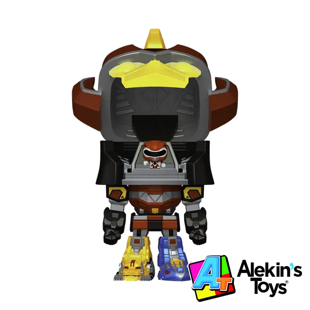 Bitty Pop Bot! Megazord with Red Ranger Power Rangers Mighty Morphy
