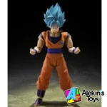 S.H Figuarts Son Goku Super Saiyan Blue Power Transcending Limits Dynamic Movable - Imagen 8