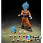 S.H Figuarts Son Goku Super Saiyan Blue Power Transcending Limits Dynamic Movable - Imagen 9