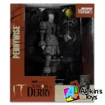 Mcfarlane Movie Maniacs Pennywise Black & White - IT Welcome to Derry - Imagen 4