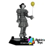 Mcfarlane Movie Maniacs Pennywise Black & White - IT Welcome to Derry - Imagen 2
