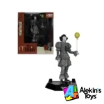 Mcfarlane Movie Maniacs Pennywise Black & White - IT Welcome to Derry