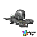 Bitty Pop Rides! The Mandalorian in N1 Starfighter with Grogu