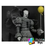 Mcfarlane Movie Maniacs Pennywise Black & White - IT Welcome to Derry - Imagen 6