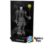 Mcfarlane Movie Maniacs Pennywise Black & White - IT Welcome to Derry - Imagen 3