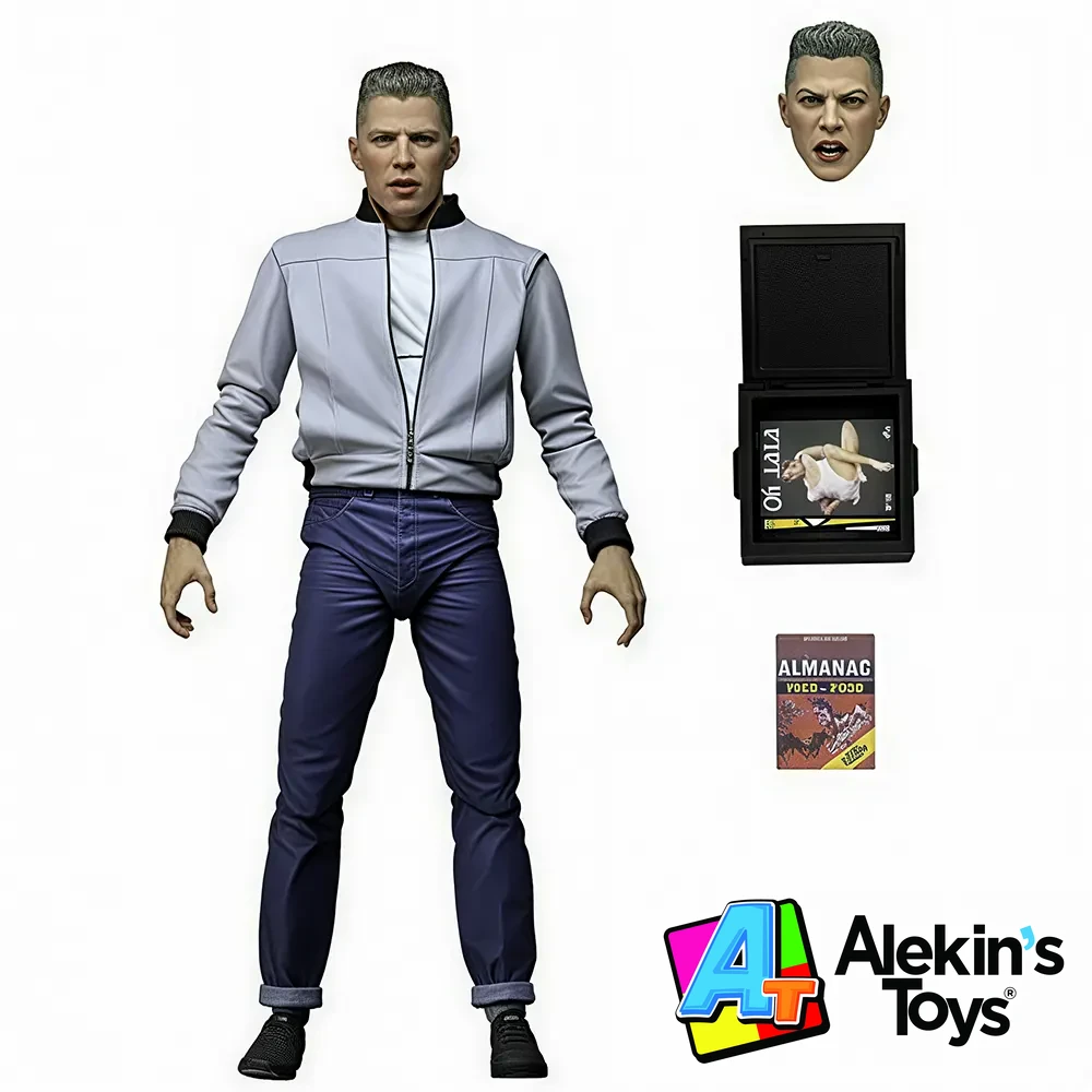 NECA Back to the Future Griff Tannen Sports Almanac 1950-2000