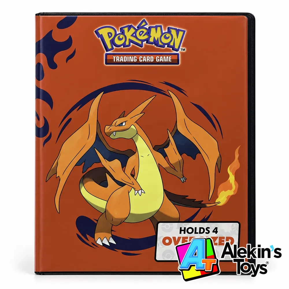 Mini Carpeta Charizard para 80 Cartas y 4 Espacios para Jumbo Cards